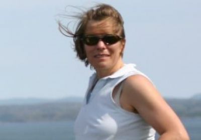 Lorne Satchwell Cycling on the  tour with redspokes